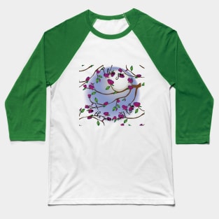 Magnolia Blooms Baseball T-Shirt